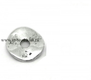 Бусина металлическая "Диск" античное серебро, 9 мм, 2 мм (10 шт)