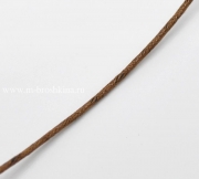 Вощеный шнур коричневый, 1.5 мм (2 м)
