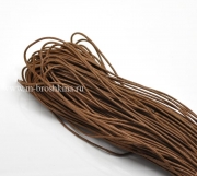 Вощеный шнур коричневый, 1.5 мм (2 м)