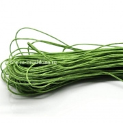 Шнур вощеный, цвет: зеленый, 1 мм (10 м)