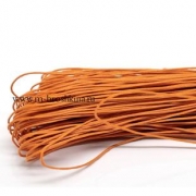 Шнур вощеный, цвет: оранжевый, 1 мм (10 м)