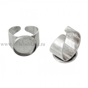 Основа для кольца античное серебро, 17.9 мм, 14 мм 