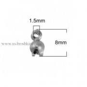 Каллоты из нержавеющей стали, 8х4 мм (10 шт)