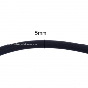 Шнур резиновый, из каучука, коричневый, 5 мм (1 м)