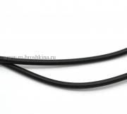 Шнур резиновый (каучук) черный, 3 мм (2 м)