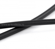 Шнур резина каучук черный, 4 мм (5 ярд)