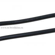 Шнур резиновый, каучук, черный, 5 мм (5 м)