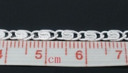 Цепочка серебряная "Завитки", 2х7 мм (5 м)