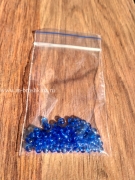 Бисер светло-синий, круглый, 3х2 мм (20 гр)