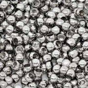 Зажимные бусины - кримпы 2 мм шариком серебро (100 шт)