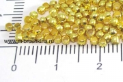 Обжимные бусины Кримпы 2 мм шариком золото (100 шт)