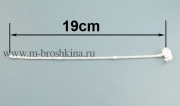 Основа браслет пандора, серебряная, 19 см