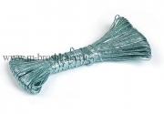 Шнур отделочный декоративный, цвет: голубой, 1.5 мм (5 м)