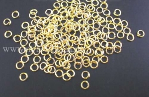 Колечки золото, 3х0.6 мм | соединительные колечки