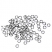Колечки серебро, 3х0.6 мм (100 шт)